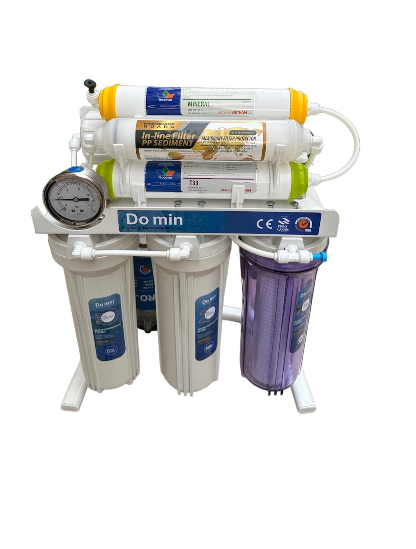 دستگاه تصفیه آب دومین ۷ مرحله: مطمئن‌ترین انتخاب برای آب سالم